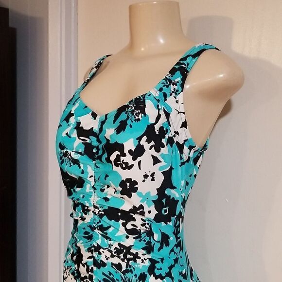 Vintage Maxine One Piece Swimsuit size 14 in like new condition - Picture 5 of 12